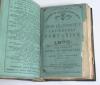 John (+ James) Lillywhite&rsquo;s Cricketers&rsquo; Companion 1865-1885. Complete run of the annual handsomely bound together in six volumes in quarter green leather with gilt titles to spines and raised bands, all issues with original green wrappers retained. Gilt t - 6
