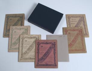 &lsquo;Our Cricketers Past & Present&rsquo;. Published by A.D. Jones 1896. Complete set of the seven scarce booklets issued, comprising Parts I-VI featuring English County players, and the &lsquo;Special Australian Number&rsquo;, Part VII, featuring the Australian&rsquo;s of 1896. Eac