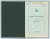 &lsquo;Cricket Recollections&rsquo;. Herbert Curteis. Hailsham 1918. Original decorative paper wrappers, tipped in to modern pale blue cloth, gilt title to spine, original wrappers preserved. A history of the Curteis family and their cricketing experiences, including