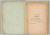 &lsquo;County Cricket Championship [1873-1894] with an Appendix on the Selection of An England Eleven&rsquo;. By &ldquo;Rover&rdquo; (Alfred Gibson). Title page states published in London 1895 (first edition). Bound in later grey boards, gilt title to spine, original decorative - 2