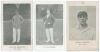 Kent c.1908. Three early mono postcards of individual Kent players with printed titles to lower border. Players are &lsquo;Captain Marsham&rsquo; and &lsquo;R.N.R. Blaker&rsquo; both standing full length in cricket attire and blazer. Also &lsquo;Young [Frank] Woolley&rsquo;, head and should
