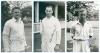 Kent 1950s/ 1960s. Three mono real photograph postcards of Kent cricketers, each depicted three quarter length wearing cricket attire and very nicely signed to the photograph by the featured player. Subjects are John Colin Theodore Page (Kent 1950-1963), 