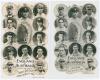 England v Australia, 1926. Two sepia real photograph postcards each featuring cameos of thirteen England players. One for the first Test at Trent Bridge 12th-15th June 1926, the other for the third Test at Leeds, 10th-13th July 1926. Players featured incl