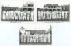 Cricket at Scarborough 1936-1938. Three mono real photograph plain back postcards of Yorkshire teams, the players standing in one row wearing cricket attire, the pavilion and crowds in the background. Teams are H.D.G. Leveson-Gower&rsquo;s XI for the match v In