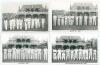 Scarborough Cricket Festival 1947. Four mono real photograph postcards of teams at Scarborough. One depicts the Yorkshire team entering the field for the match v M.C.C. 3rd- 5th September 1947. The others with players standing in one row in front of the p