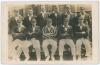 Derbyshire C.C.C. 1929. Original sepia postcard of the Derbyshire team seated and standing in rows wearing cricket attire. Players&rsquo; names on typed label laid down to verso are Jackson (Captain), Storer, Elliott, Lee, Bowden, Hutchinson, Mitchell, Smith, W