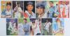 India. National Card Centre, Bombay, postcards 1990s/ 2000s. Eight colour postcards, of which five were produced for the World Cup, England 1999. Players featured are Sachin Tendulkar, Rahul Dravid, Ajit Agarkar, Sourav Ganguly (2 different), and Shaun Po