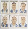 Collectors&rsquo; cards, postcards and beer mats. Blue album comprising a comprehensive collection of over two hundred and thirty collectors&rsquo; cards, over half of which are signed by the featured player(s). Series include Classic Cricket Cards &lsquo;International Cri - 5