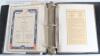 Sir Julian Cahn&rsquo;s team and tours 1930s. Two black ring binders, each with leather title label to spine, &lsquo;Sir Julien Cahn 1&rsquo; and &lsquo;... 2&rsquo;, comprising an excellent selection of original photographs and other ephemera relating to Cahn&rsquo;s team and tours. - 5