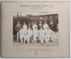 &lsquo;Birmingham Nondescripts Cricket Club&rsquo; 1908 & 1910. Two early photographs of the Nondescripts cricket team seated and standing in rows wearing cricket attire. Both photographs by De&rsquo;Ath & Condon of Ashford, laid down to official photographer&rsquo;s mounts with - 2