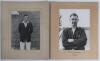 Doug Wright and Colin Cowdrey. Kent. Two original mono photographs, one of Wright standing three quarter length wearing England blazer. 6&rdquo;x8&rdquo;. Flemons of Tonbridge. The other of Cowdrey, half length wearing an unidentified (university?) blazer. Walkers St