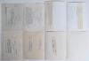 Australian cricketers 1926-1948. Eight original mono press photographs of Australian cricketers. Players featured in batting pose or match action include, from the 1926 tour to England, Herbie Collins and Charlie Macartney, from the 1934 tour Bill O&rsquo;Reill - 2