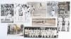 Test and tour match photographs 1939-1982. A good selection of seventeen original mono press photographs of matches, players, teams etc. Includes a mono photograph of the teams for a charity match played at Filleigh C.C., Devon, in 1952. Notable players f
