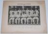 South Africa 1940s-1960s. Four large official team photographs, each laid to photographer&rsquo;s mount with printed titles and players&rsquo; names to mount borders. Three are &lsquo;South Africa versus England 1948-49&rsquo;, &lsquo;South Africa versus Australia 1949/50&rsquo;, and &lsquo;South - 2