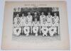 South Africa 1940s-1960s. Four large official team photographs, each laid to photographer&rsquo;s mount with printed titles and players&rsquo; names to mount borders. Three are &lsquo;South Africa versus England 1948-49&rsquo;, &lsquo;South Africa versus Australia 1949/50&rsquo;, and &lsquo;South - 3