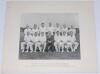 South Africa 1940s-1960s. Four large official team photographs, each laid to photographer&rsquo;s mount with printed titles and players&rsquo; names to mount borders. Three are &lsquo;South Africa versus England 1948-49&rsquo;, &lsquo;South Africa versus Australia 1949/50&rsquo;, and &lsquo;South - 4