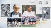 The Ashes. England v Australia 1977-1997. Over forty original press photographs including from the 1997 tour to England twenty one colour press photographs, of which three are signed by Dean Headley, Mark Butcher and Mark Ealham/ Robert Croft, also twenty