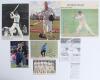 South Eastern county cricket 1980s-2010s. A selection of over one hundred original colour and mono press photographs, cuttings, player cards etc. covering Essex, Kent, Middlesex and Sussex. A good number of items signed including Lever, Pringle, Cook, Goo - 4
