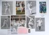 Midlands county cricket 1950s-2000s. A selection of over one hundred original colour and mono press photographs, cuttings, player cards etc. covering Leicestershire, Northamptonshire, Warwickshire and Worcestershire. A good number of items signed includin