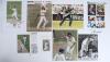 Midlands county cricket 1950s-2000s. A selection of over one hundred original colour and mono press photographs, cuttings, player cards etc. covering Leicestershire, Northamptonshire, Warwickshire and Worcestershire. A good number of items signed includin - 4