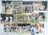 England tour to South Africa 1995/96. Green file comprising a large selection of over one hundred original colour press photographs with the odd cutting/ magazine extract, of match action, players etc. from the tour. Twelve of the photographs are signed b