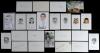 England Test cricketers 1980s/ 1990s. Blue file comprising a good selection of over eighty original colour and mono press photographs of match action, players etc. with the odd copy photograph. Eleven are signed by the featured player(s) including Robert - 2