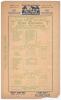 &lsquo;All-India vs. The Australians&rsquo; 1935/36. Rare original scorecard for the second unofficial &lsquo;Test&rsquo; match played at Eden Gardens, Calcutta, 31st December 1935- 3rd January 1936. The &lsquo;Tea Time Score Card&rsquo; with printed scores on the first day&rsquo;s play, shows In