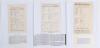 Nottinghamshire C.C.C. 1897-1909. Six early original scorecards, five for Nottinghamshire County matches and one other. Complete printed scores unless stated. Includes three commemorative silk scorecards for matches played at Trent Bridge, v Middlesex 19t - 2