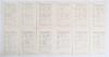 Nottinghamshire C.C.C. 1935-1939. Seventeen original scorecards for &lsquo;home&rsquo; matches played at Trent Bridge, all with complete printed and/ or handwritten scores. Matches are v South Africans 6th- 9th July 1935, drawn. v Derbyshire 13th- 16th July 1935, won
