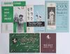 Kent and Sussex Benefits 1950-1960. Four original official Kent and one Sussex Benefit brochures for Arthur Fagg 1950, Godfrey Evans 1953, Doug Wright 1957, Arthur Phebey 1960 (all Kent), and George Cox 1951 (Sussex). Odd minor faults otherwise in good co