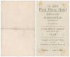 Yorkshire. &lsquo;The Hedley Verity Memorial Bed Match&rsquo;. Official programme for Jack Appleyard&rsquo;s XI v Herbert Sutcliffe&rsquo;s Yorkshire XI played at Roundhay Park, Leeds, 3rd September 1944. Players who took part include Hammond, Paynter, Duckworth, Gunn, Sutcliffe - 4