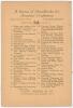 M.C.C. tour of Australia 1928/29. &lsquo;Souvenir of the England v Australia Test Matches 1928-1929&rsquo;. Souvenir brochure for the series, published by Austin Rogers & Co. Ltd., Chancery Lane, with fully printed scorecards of the five Test matches plus the average - 3