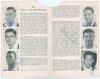 West Indies tour to England 1957. Two Playfair publications edited by Gordon Ross, both signed by members of the West Indies touring party. Includes an official souvenir tour brochure &lsquo;Cricketers from the West Indies&rsquo; for the 1957 tour (sixteen signatures - 2