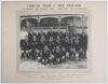 Rugby Union. &lsquo;Welsh Team v. New Zealand&rsquo; 1935/36. Large original mono photograph of the Wales team that defeated the New Zealand tourists 13-12 at Cardiff, 21st December 1935. The players standing and seated in rows, wearing playing attire. Players featur