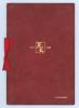 The Football Association 75th Anniversary Banquet 1938&rsquo;. Rare Official leather bound brochure for the banquet held at The King&rsquo;s Hall, Holborn Restaurant, London on 30th May 1938 with &lsquo;F.L. 1888-1938&rsquo; in gilt to centre and ribbon tie. This was Joseph Rich