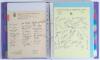 Football facsimile autograph sheets 1950s-1990s. Purple file comprising a large collection of over eighty facsimile official and unofficial autograph sheets of football clubs covering the English and Scottish football leagues. Clubs featured are Aberdeen, - 3