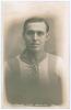 Thomas Brelsford. Sheffield Wednesday 1914-1924. Early mono real photograph postcard of Brelsford, half length, wearing Wednesday shirt. Title to lower border &lsquo;T.W. Brelsford. Wednesday&rsquo;. Furniss of Sheffield, marked in pencil &lsquo;1921&rsquo;. Postally unused. Goo