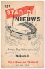Manchester United in Europe season 1963/64. Official programme for the European Cup Winners Cup first round 1st leg match v Willem II played at Tilburg, Netherlands, 25th September 1963. Signed to the front cover by Dennis Law, George Best and Bobby Charl