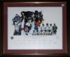 &lsquo;Aston Villa F.C. European Cup Winners 1982&rsquo;. Large limited edition print showing colour scenes from the Final held in Rotterdam. Signed to the lower border by seventeen of the Villa players. Players include Mortimer, Rimmer, Swain, Withe, Cowans, Morley,