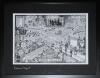 &lsquo;Aston Villa F.C. European Cup Winners 1982&rsquo;. Large limited edition print showing colour scenes from the Final held in Rotterdam. Signed to the lower border by seventeen of the Villa players. Players include Mortimer, Rimmer, Swain, Withe, Cowans, Morley, - 3
