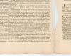 &lsquo;The Whitehall Evening-Post&rsquo;. Original early four page tabloid size newspaper for &lsquo;Thursday July 19, to Saturday, July 21, 1733&rsquo;. Sold by J. Roberts near the Oxford Arms in Warwick Lane, London. Starting on page two column 2 and following is a short repor - 2