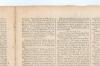 &lsquo;The Old Whig: or the Consistent Protestant&rsquo;. Original early four page tabloid size newspaper for 24th June 1737. Sold by J. Roberts near the Oxford Arms in Warwick Lane, London. Starting on page two column 3 and following is a report of a cricket match, - 3