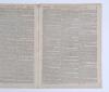 &lsquo;The London Chronicle&rsquo; 1789. Early and original tabloid size eight page newspaper for 25th to 28th July 1789. Volume LXVI, No. 5119, published by T. Wilkie of St Paul&rsquo;s Churchyard. With one and a half columns recording &lsquo;Laws of the Game&rsquo; of cricket togeth - 2
