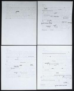 England v India. First Prudential Trophy match, Headingley 13th July 1974. Original four page typescript for an article by John Arlott for The Guardian newspaper reporting on the match, which England won by four wickets. The typescript with amendments and