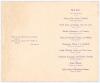 M.C.C. tour of Australia 1911/12. &lsquo;The M.C.C. Dinner&rsquo;. Small and beautifully ornate folding menu for the Dinner given for the M.C.C. touring party to Australia held on the 27th February 1912 at the Hotel Wentworth, Sydney. The menu, on cream card with pin - 2