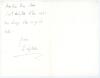 Alfred Lyttelton. Cambridge University, Middlesex & England 1876-1887. Two page handwritten letter on House of Commons note paper from Lyttelton to &lsquo;My dear Billy&rsquo;, dated 6th February 1913. Very nicely signed &lsquo;A. Lyttelton&rsquo;. Very good condition.