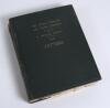 &lsquo;My Cricket Collection and Cricket Literature by G. Neville Weston. 1929. Letters&rsquo;. A scrapbook compiled by Weston relating to his book which had just been printed and sent out to collectors. There were eighteen copies produced, all signed and numbered. T