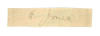 Ernest Jones. South Australia, Western Australia & Australia 1892-1908. Pencil signature of Jones on paper piece, laid down. Slight soiling, good condition