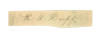 Reginald Alexander Duff. New South Wales & Australia 1898-1908. Pencil signature of Duff on paper piece, laid down. Slight soiling, good condition