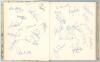 Test and County cricketers autographs 1990&rsquo;s. A hardback book signed by over 700 players and officials from all eighteen county teams, the two Universities, Oxford and Cambridge, test teams, West Indies, Pakistan, India, South Africa, Australia 1993, West - 4